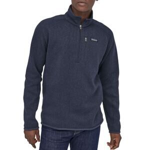 Patagonia Men's Better Sweater 1/4 Zip Fleece in New Navy Sz XL